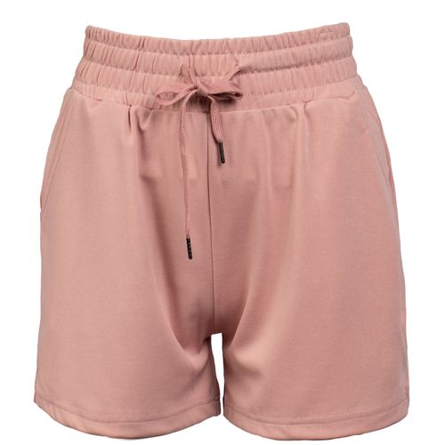 Short Feminino Facinelli Cintura Média Moletinho Rosa
