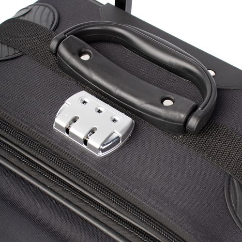 Mala Viagem Yins Média Expansível Cadeado Preto