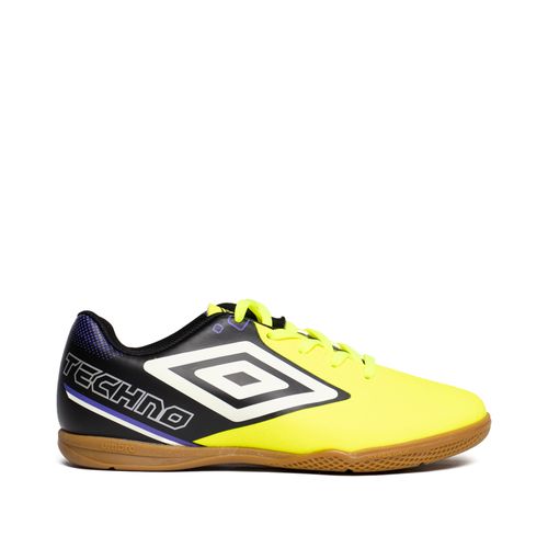 Chuteira Infantil Umbro Futsal Techno II Jr Verde Neon/Preto