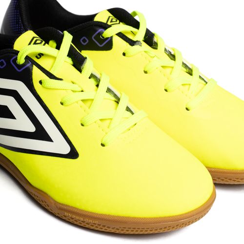 Chuteira Infantil Umbro Futsal Techno II Jr Verde Neon/Preto