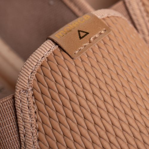 Sapatilha Feminina Moleca Napa Sardenha Calce Fácil Nude