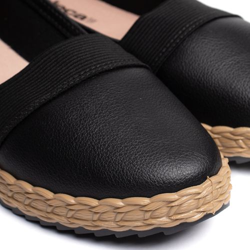 Sapatilha Feminina Moleca Napa Floather Preto