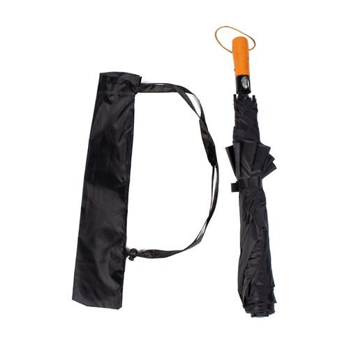 Guarda Chuva Convoy Automático Cabo Madeira Preto