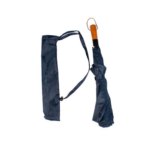 Guarda Chuva Convoy Automático Cabo Madeira Marinho