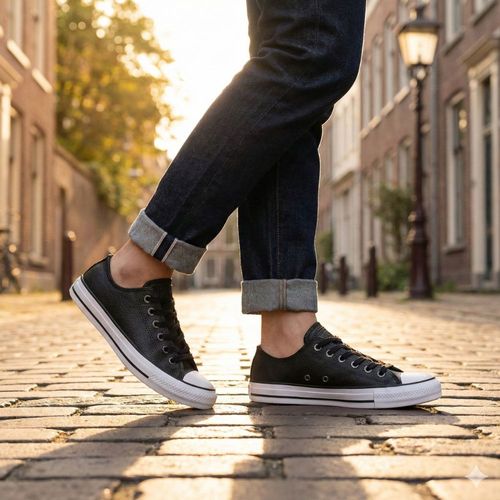 Tênis Unissex Converse Chuck Taylor All Star Couro Preto