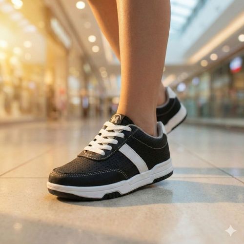 Tênis Infantil Molekinho Napa Floather Preto/Branco