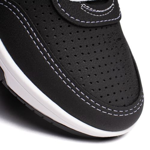 Tênis Infantil Molekinho Napa Floather Preto/Branco