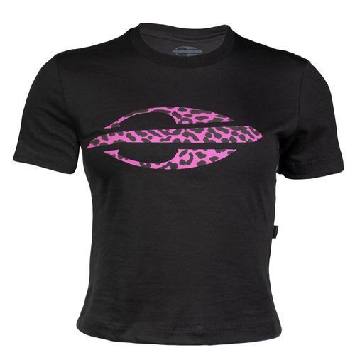 Blusa Feminina Baby Tee Mormaii Estampa Cinza Escuro