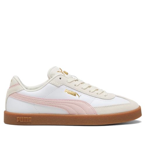 Tênis Feminino Puma Club II Camurça Branco/Rosa