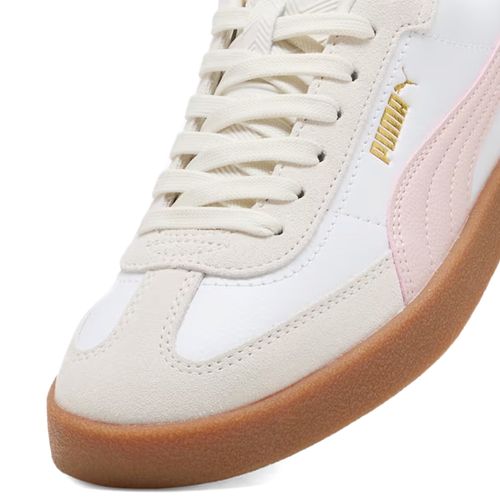 Tênis Feminino Puma Club II Camurça Branco/Rosa