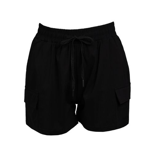 Short Feminino Facinelli Texturizado Cargo Preto