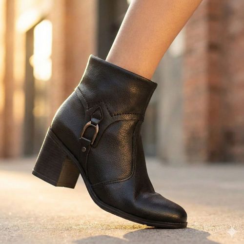 Bota Feminina Bottero Cano Curto Preto