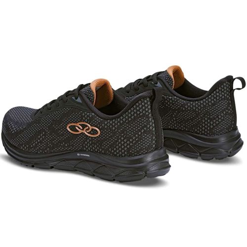 Tênis Feminino Olympikus Citrus 2 Evasense Preto/Dourado