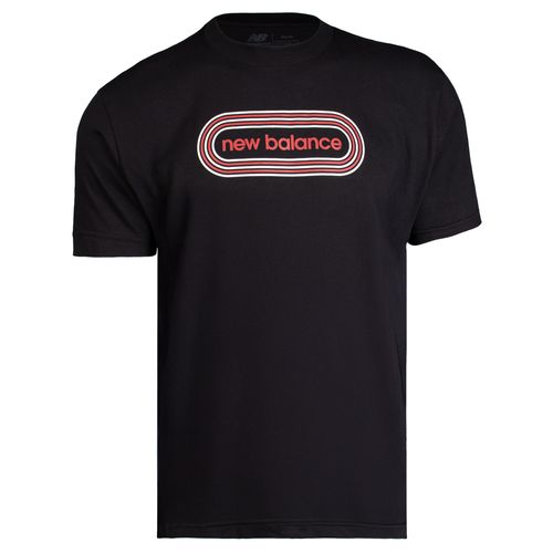 Camiseta Masculina New Balance Track Algodão Preto