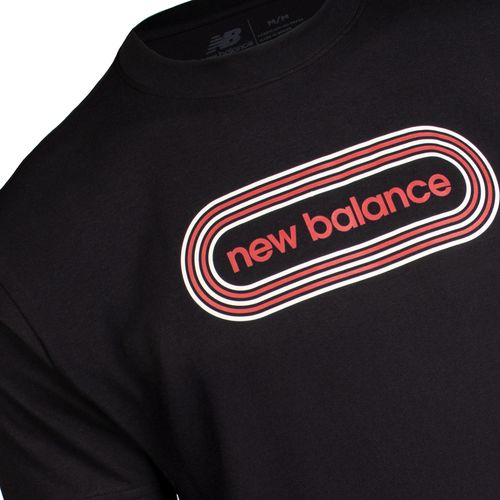 Camiseta Masculina New Balance Track Algodão Preto