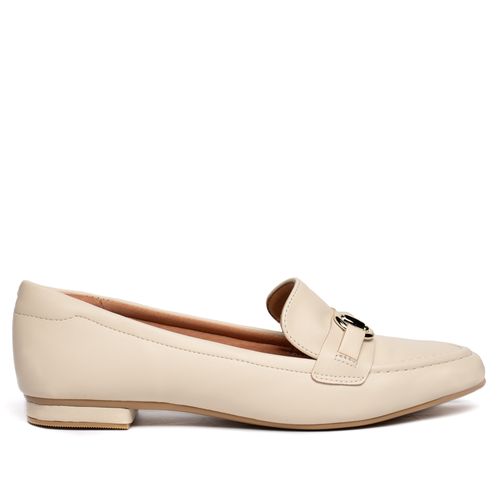 Sapato Feminino Vizzano Pelica Fivela Creme