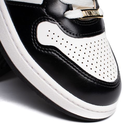 Tênis Feminino Vizzano Pelica Recortes Branco/Preto