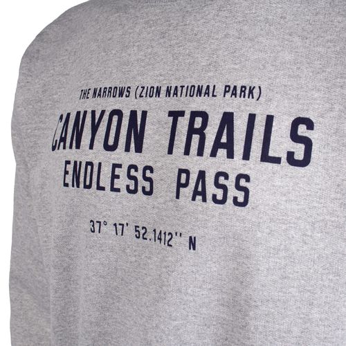 Moletom Masculino Desayner Estampa Frontal Cinza Mescla