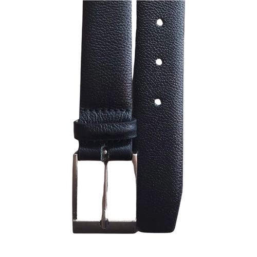 Cinto Masculino Fasolo em Couro Social Preto