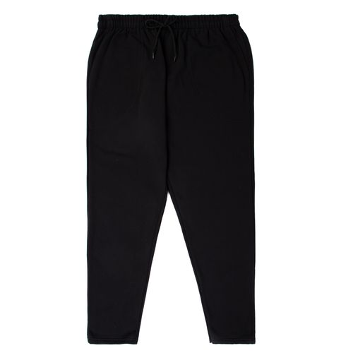 Calça Unissex Desayner Moletom Plus Size Preto