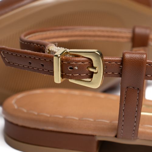 Sapatilha Feminina Vizzano Slingback Pelica Marrom