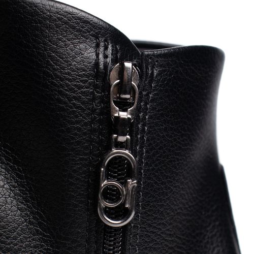 Bota Feminina Beira Rio Cano Médio Salto Bloco Preto