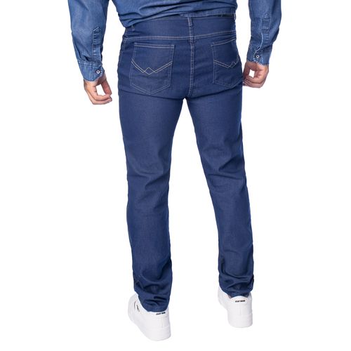 Calça Masculina Preston Ice Reta Jeans Azul