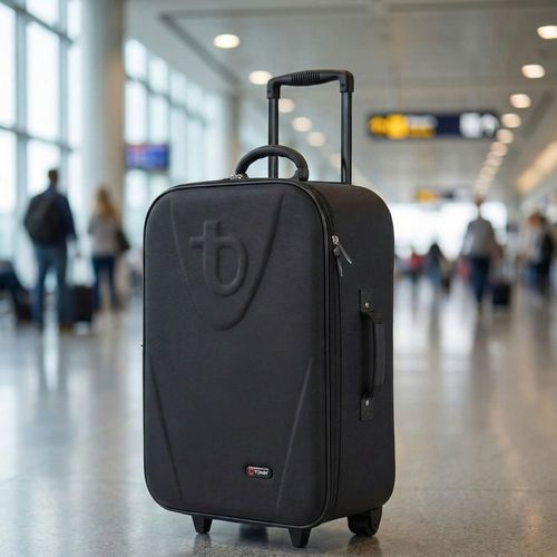 Mala Tonin Retrô Tecido Bordo Pequena Preto