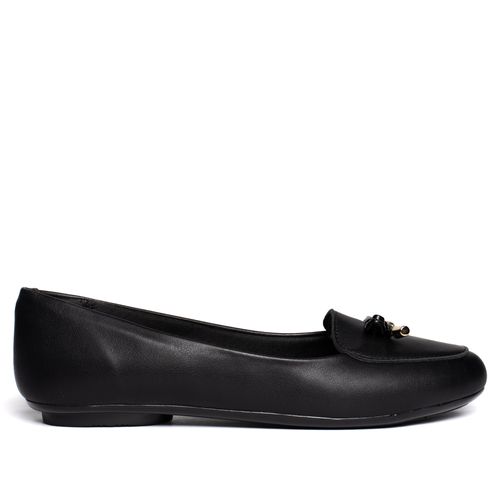 Sapatilha Feminina Moleca Napa Suprema Preto