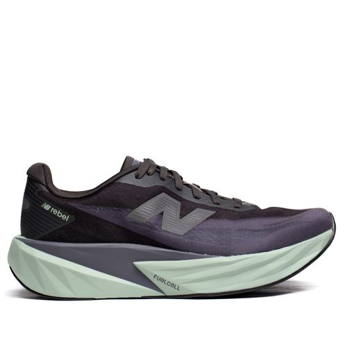 Tênis Masculino New Balance FuelCell Rebel V5 Preto/Verde