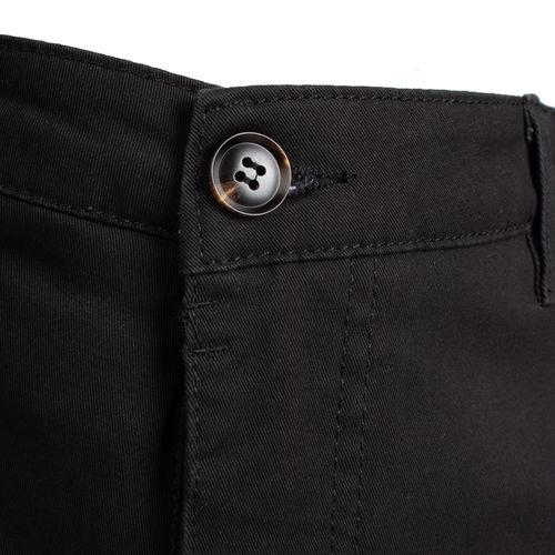 Bermuda Jeans Masculina Wearing Reta Preto