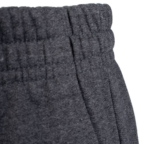 Calça Masculina Desayner Moletom Barra Ribana Preto Mescla