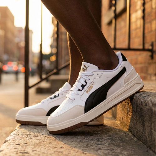 Tênis Masculino Puma Shuffle Downtown Formstrip Branco/Preto