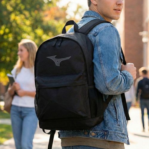 Mochila Unissex Mizuno Energy Básica com Logo Preto