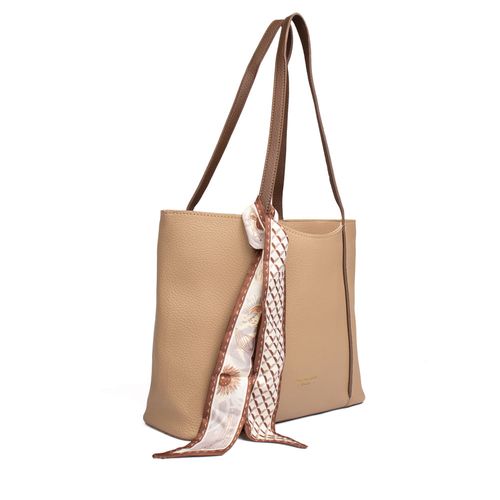 Bolsa Feminina Stella Luna Tote Recorte Superior Caqui