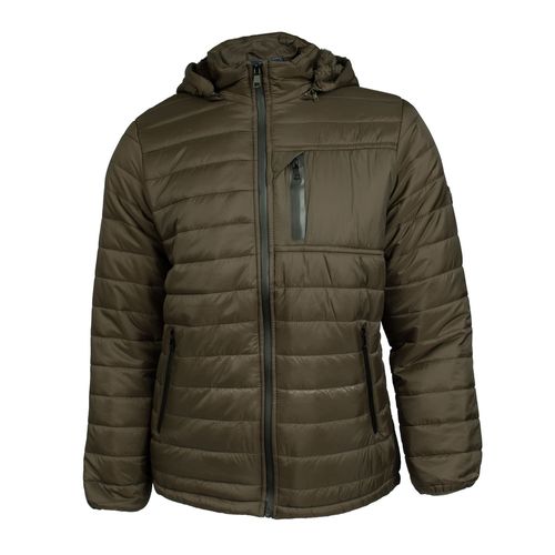 Jaqueta Masculina Puffer Red Nose Capuz Verde Militar