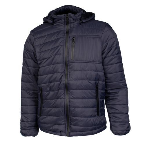 Jaqueta Masculina Puffer Red Nose Capuz Removível Marinho