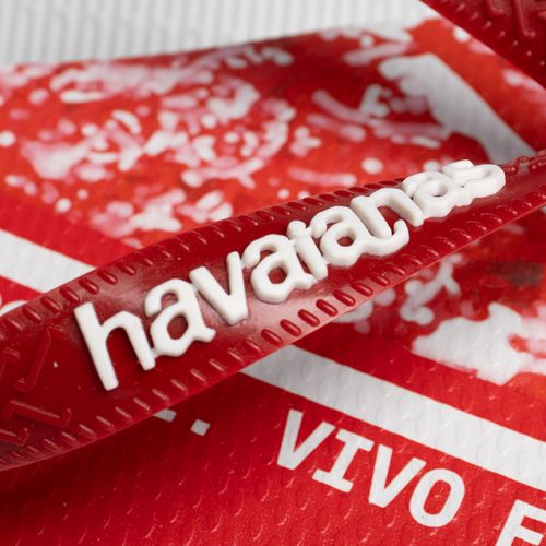 Chinelo Masculino Havaianas Top Times Inter Vermelho/Branco