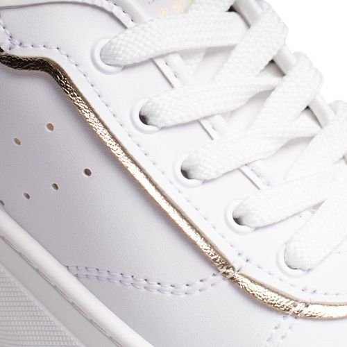 Tênis Feminino Moleca Flatform Napa Sardenha Branco