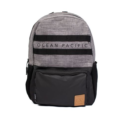 Mochila Unissex Ocean Pacific Surfwear Preto/Cinza Mescla