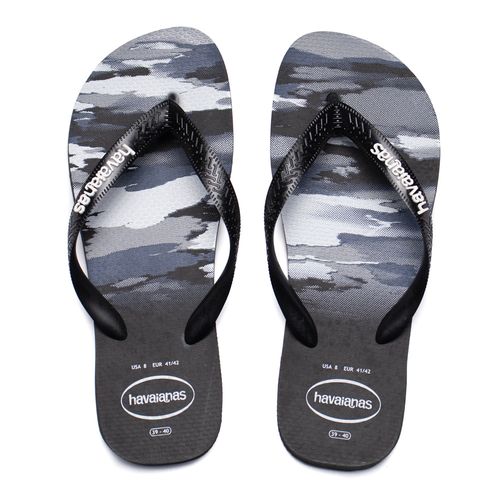 Chinelo Masculino Havaianas Top Camuflado Preto/Branco