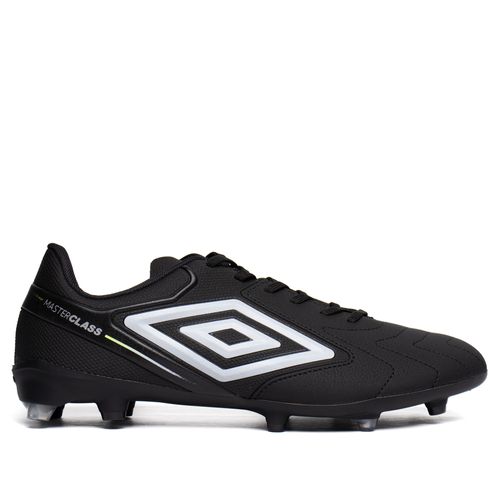 Chuteira Campo Masculina Umbro Master Class FG Preto/Cinza
