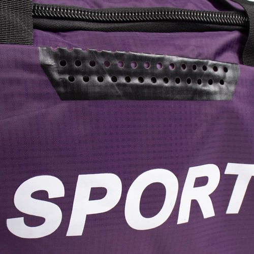 Bolsa Unissex RDN Travel Gym Bag Sport Compacta Roxo/Preto