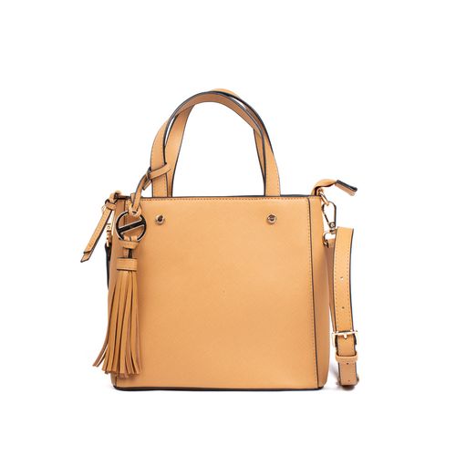 Bolsa Feminina WJ Tiracolo Pequena Estruturada Caramelo