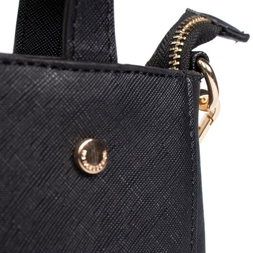 Bolsa Feminina WJ Tiracolo Pequena Estruturada Preto