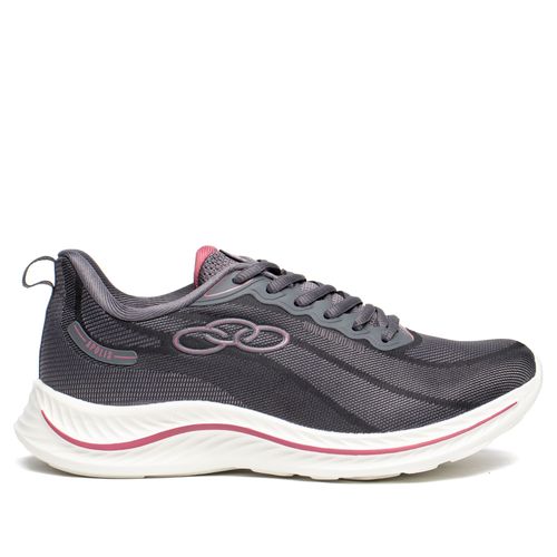 Tênis Feminino Olympikus Apolis 206 Evasense Cinza/Vinho