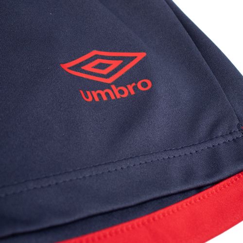 Calção Infantil Umbro Dínamo Cordão Marinho/Vermelho