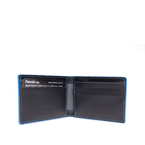 Carteira Masculina Fasolo K872033144 Couro Slim Preto