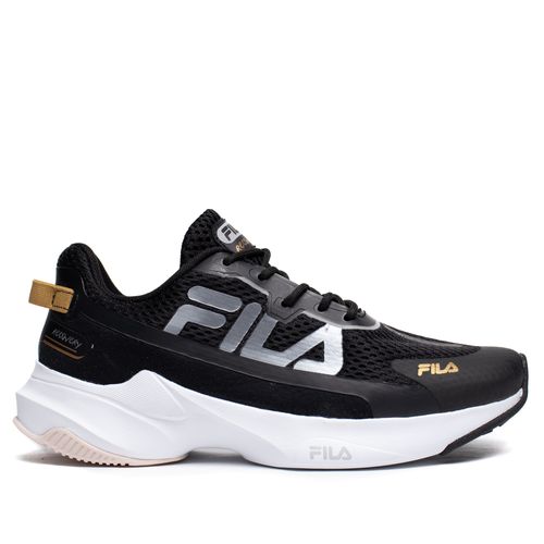 Tênis Feminino Fila Recovery Amortecimento Preto/Cinza