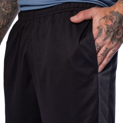 Bermuda Masculina Mizuno Root Mesh 2 Respirável Preto/Cinza